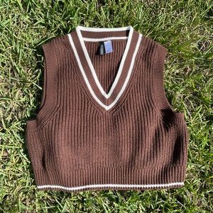 Brown Sweater Vest
